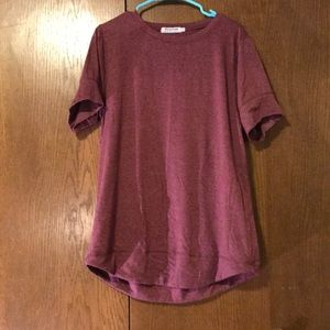 Maroon tunic